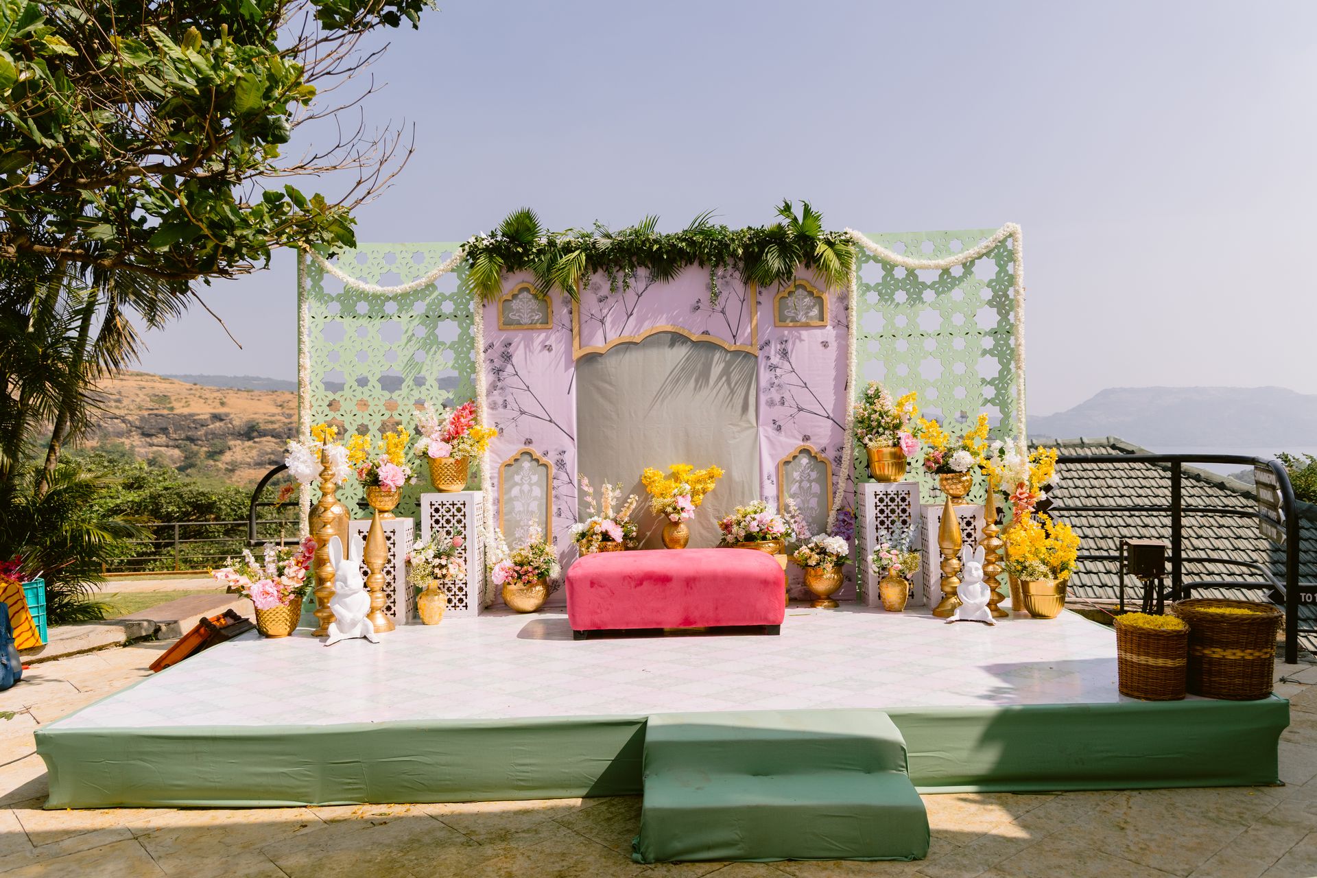Royal Mandap & Floral Canopy